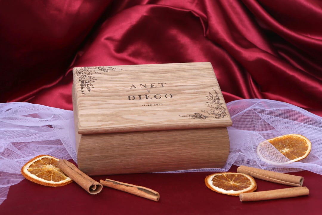 Personalized Memory Box for Wedding Gift, Bride and Groom Box for ...