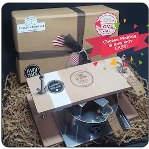 Diy cheese kit,Cheese making mold,Cheese press,Personalized gift,Gifts for him,Gift for cheese lovers,