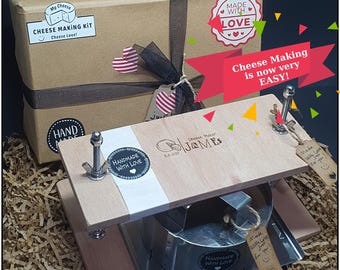 For Masters Cheese making kit Gift,Diy cheese kit,Cheese making mold,Cheese press,Personalized gift,Gifts for him,Gift for cheese lovers,