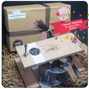 For Cheese Lovers, Cheese Making Kit Gift,Diy cheese kit,Cheese making mold,Cheese press,Personalized gift,Gifts for him
