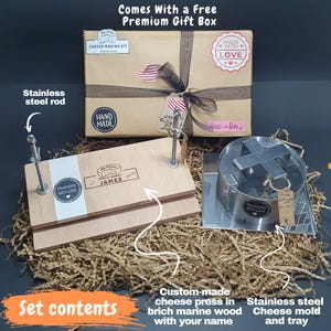 Cheese making kit,Diy cheese kit,Cheese making mold,Cheese press,valentines day gift,Personalized gift,Gifts for him,Gift for cheese lovers,