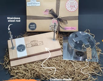 Cheese making kit,Diy cheese kit,Cheese making mold,Cheese press,valentines day gift,Personalized gift,Gifts for him,Gift for cheese lovers,