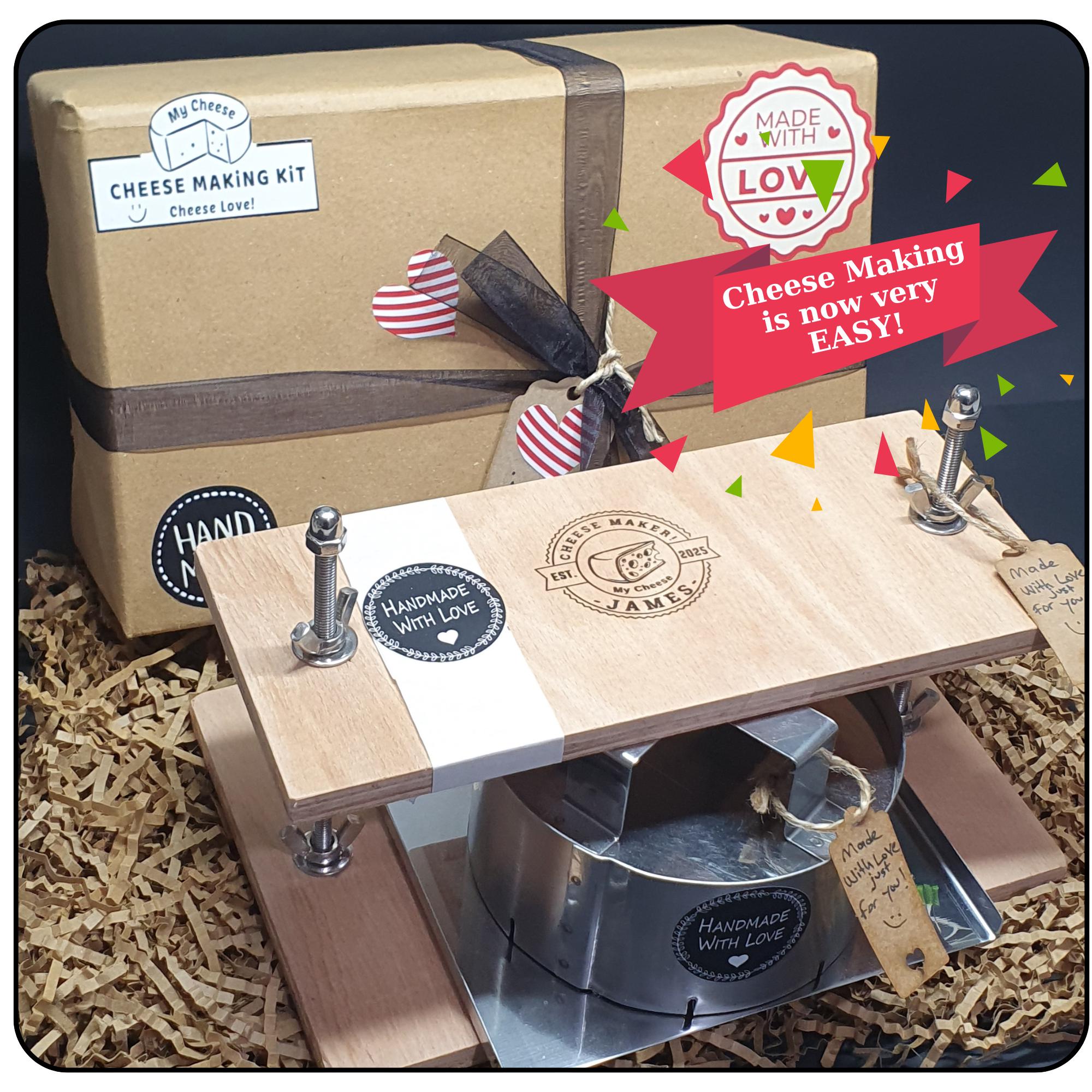 Personalized Cheese Making Kit,diy Cheese Kit,cheese Making Mold,cheese ...