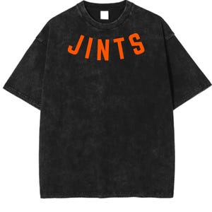 San Francisco Baseball Acid-Washed Drop-Shoulder T-Shirt - &quot;Jints&quot;