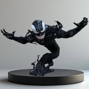 Venom Figure: A Must-Have for Superhero Enthusiasts, Movie-Inspired Collectible Statue, Comic Book Decor for Superhero Fans and Collectors