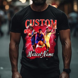 Custom Basketball T-Shirt: Personalized Player, Team, School