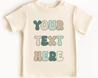 T-shirt enfant personnalisé, T-shirt enfant avec texte personnalisé, T-shirt avec prénom personnalisé, T-shirt enfant personnalisé, T-shirt d'anniversaire enfant, Cadeau personnalisé pour enfants