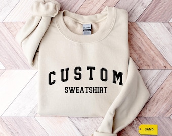 Custom Company Logo T-shirts, Bulk Order,Custom Design Sweatshirts, Personalized Logo, Custom Double Sided Print Shirts Custom Text Shirts