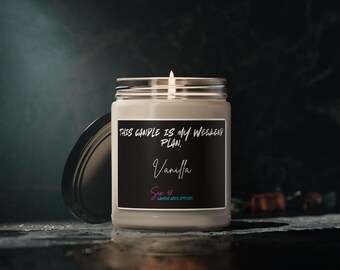 Scented Soy Candles | Gift Candles for Him and Her | Candles with Funny Sayings