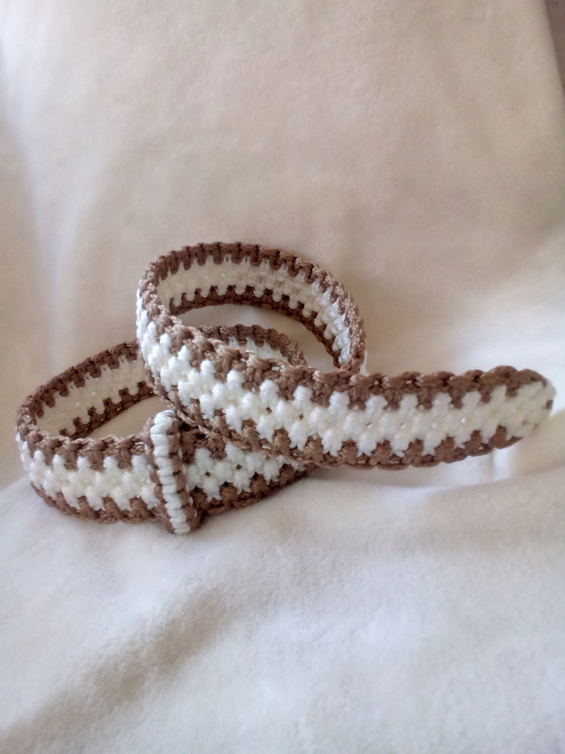 macrame tie belt
