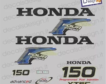Prodotto: Yamaha_150_FourStroke_F150_SILVER - Kit d'autocollants pour moteur hors-bord Yamaha 150 Ch - Four Stroke F150 SILVER - STS