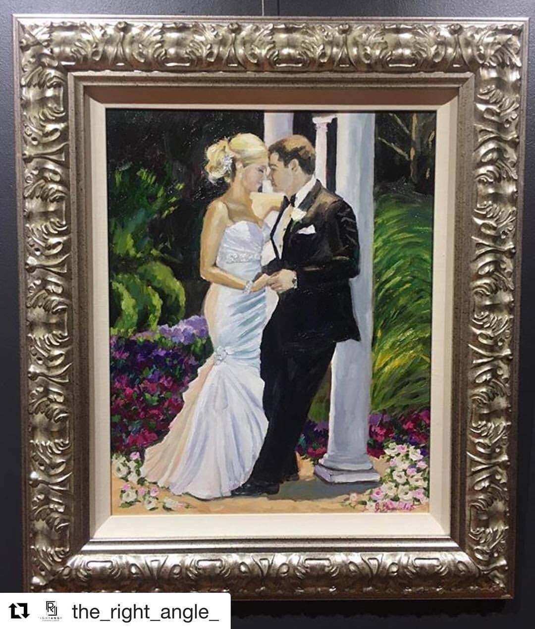 Custom Wedding Couples Portrait Wedding Gift Painting From | Etsy