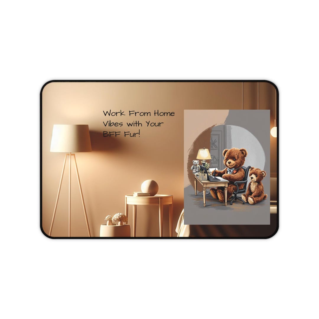 Coldtop Customizable Neoprene Desk Mat Personalized Office Accessories Non-slip ...