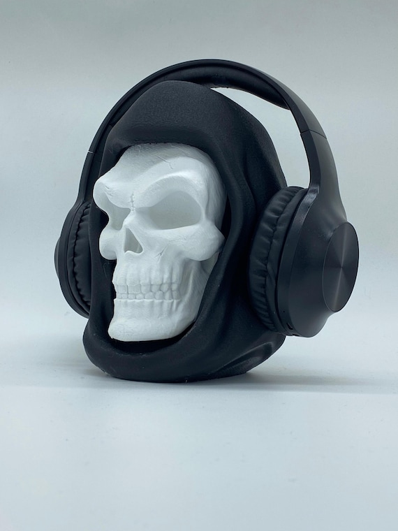 Grim Reaper Headphone Stand Dark-themed Desk Decor Unique