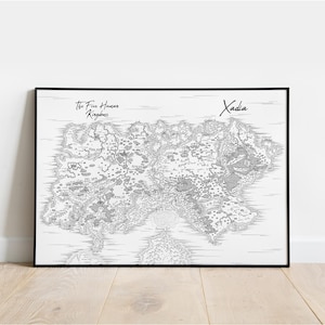 Carte de Xadia : le prince dragon