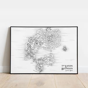 Carte d'Elden Ring : les terres intermédiaires