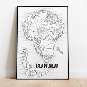 Mapa de Isla Nublar: Parque Jurásico