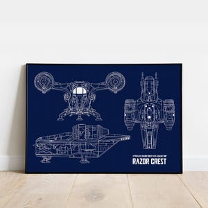Razor Crest Blueprints: Mandalorian