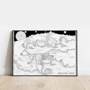 Carte de HP Lovecraft Dreamlands