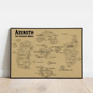 Mapa de Azeroth: O Mundo Separado