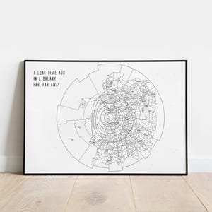 Mapa da Galáxia de Star Wars