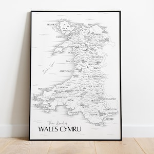 Landkarte Wales | Cymru