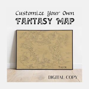Custom Fantasy Map *DIGITAL*