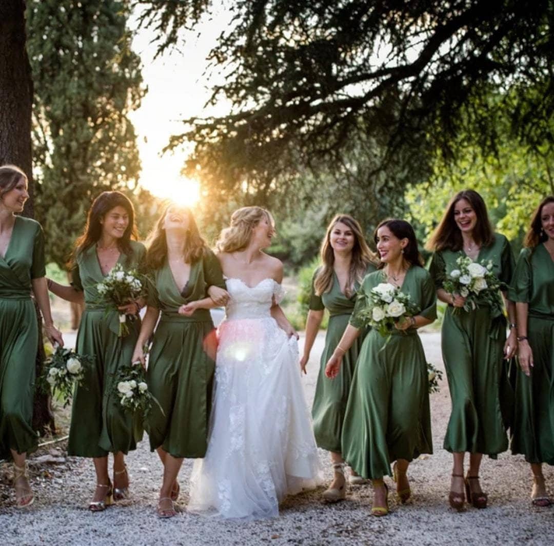 Wedding Ideas Green And Gold Bridesmaid Dresses Olive Green Outfit