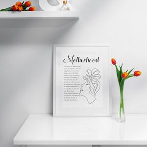 Biglietto di auguri per la festa della mamma con cornice personalizzato / Biglietto per la festa della mamma / Biglietto di compleanno per la mamma / Biglietto di matrimonio per la mamma / Biglietto di Natale per la mamma
