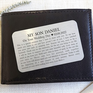 carte portefeuille personnalisée le jour de votre mariage de <br> Liste d'envies Vous avez des idées ? carte personnalisée | Jeunes mariés