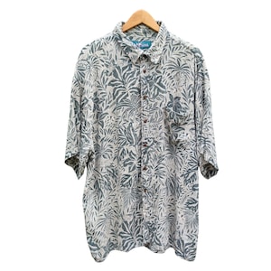 Vintage 90s Big Dog Monstrera Hawaiian Shirt