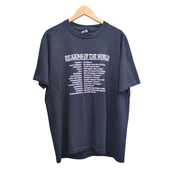 Vintage 90s Religions of the World Funny T-shirt - Etsy