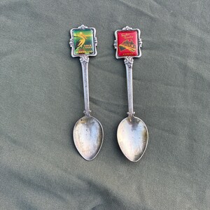 Vintage Silver Plated Spoons Surfers Paradise & Gold Coast  Gabriel (Set of 2)