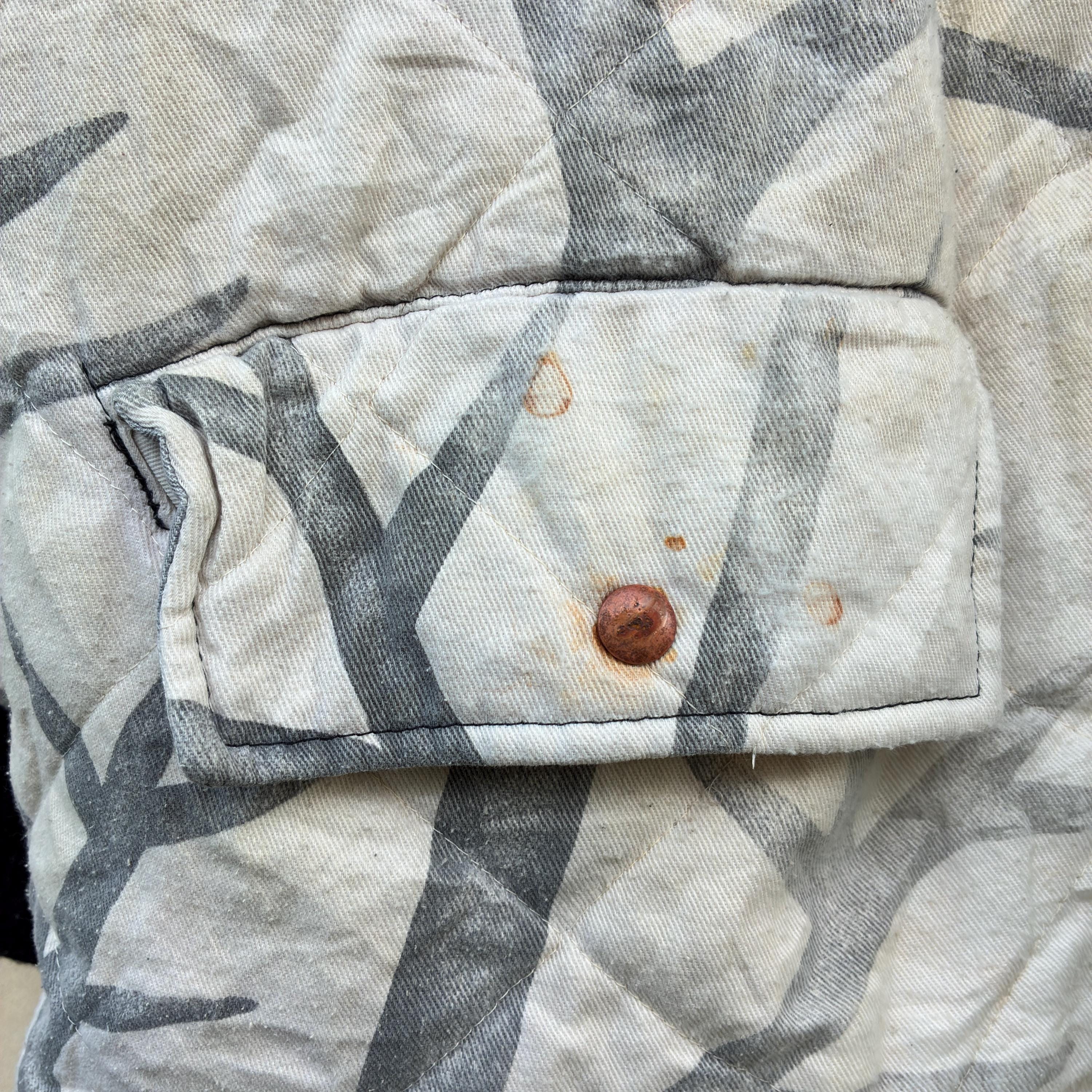 Vintage 80s Johnson Garment Reversible Insulated Hunting Jacket 