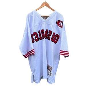 Vintage San Francisco 49ers Jersey Players of the Century Montana Craig Rice Lott Size 3XL