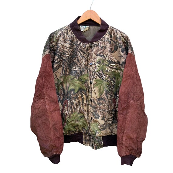 Vintage Realtree Camo Bomber Jacket With Suede Sleeves - Etsy
