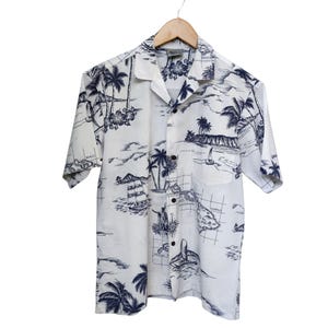 Vintage Royal Creation Hawaii Hemd Insel Karte Print