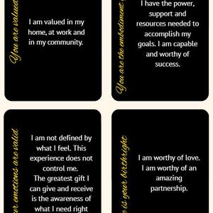 Affirmation Cards For Men - Printable