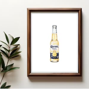 Corona Watercolor Print