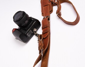 Fast Action Camera Leather Strap