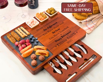 Retirement Gift Charcuterie Board Personalized Unique Gift for Her Thank You Gift Retirement Gifts for Women Coworker Unique Going Away Gift