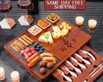 Charcuterie Board Personalized, Custom Cheese Board, Home Décor, Wedding Gift for the Couple, Housewarming, Engagement, Bridal Shower Gifts