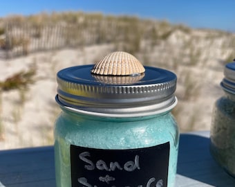 Bio-Kokosöl-Salz-Peeling: Ozean-Formel, samtige Haut (8 Unzen)