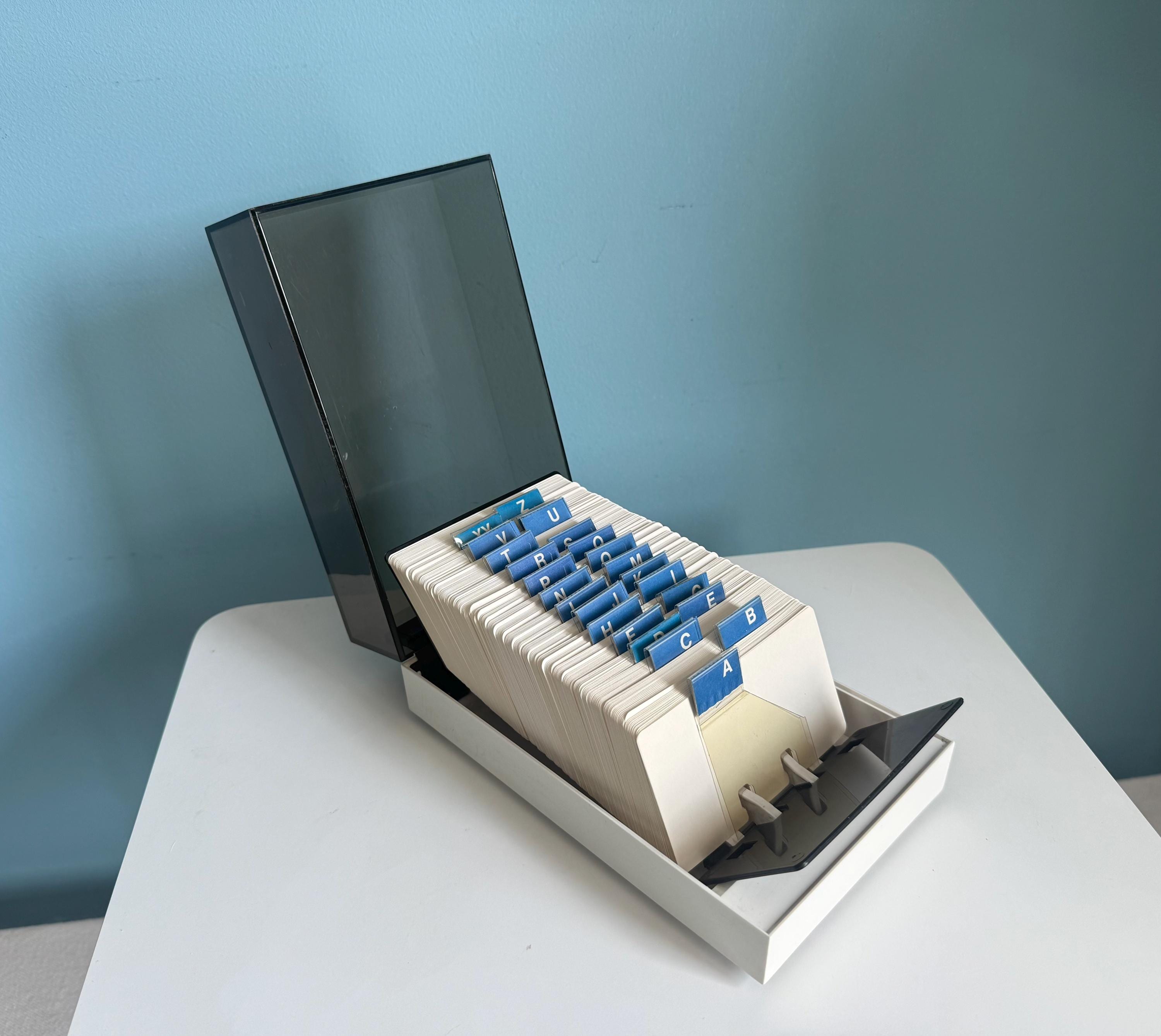 ♪昔のカルテ箱 Retro Index Card Box - Etsy