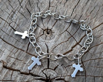 MORTICIA Bracelet || Handmade stainless steel chainmail bracelet