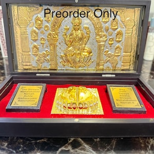 Shree Laxmi Namah | 999 Gold & Silver Plated Gift Set