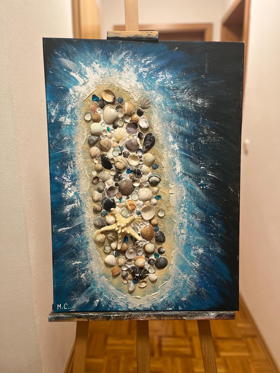 Mallorca‘s Hidden Treasure - Unique Art With Real Shells - Etsy