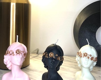 Lady Flower Candle | Unique Candle | Handmade Candle | Aesthetic Candle | Candle for the Woman's Body | Sculpture Candle | Handmade