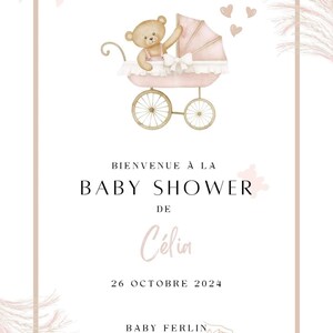 Affiches anniversaire/baptême/gender reveal/baby shower/ mariage etc ...