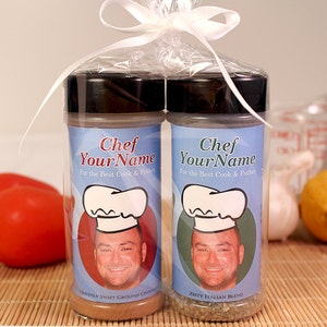 Gourmet Grilling Spice Gift Set, Personalized Gifts for Cooking Chefs